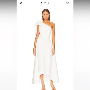 Liesel One-Shoulder White Dress from revolve NWT